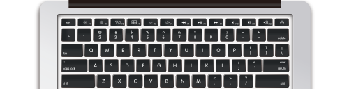 CSS3笔记本打开动画键盘